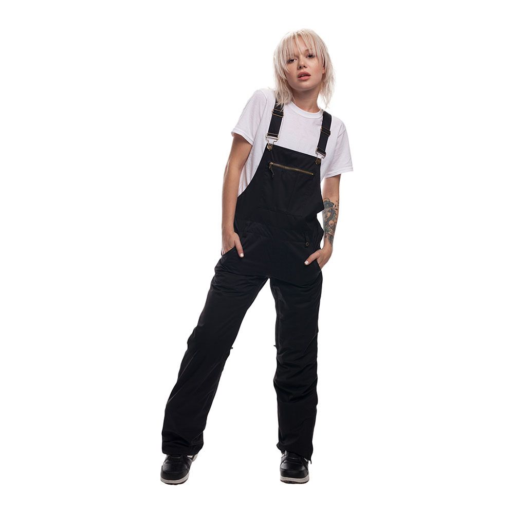 686 BLACKMAGIC - Salopette Femme black geo jacquard