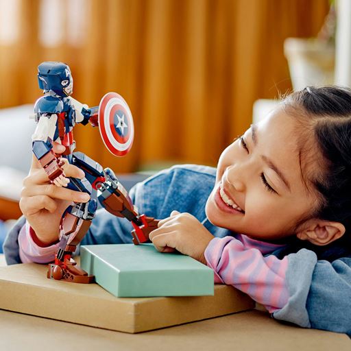 LEGO Super Heroes Byg Selv-Figur Af Captain America - 76258