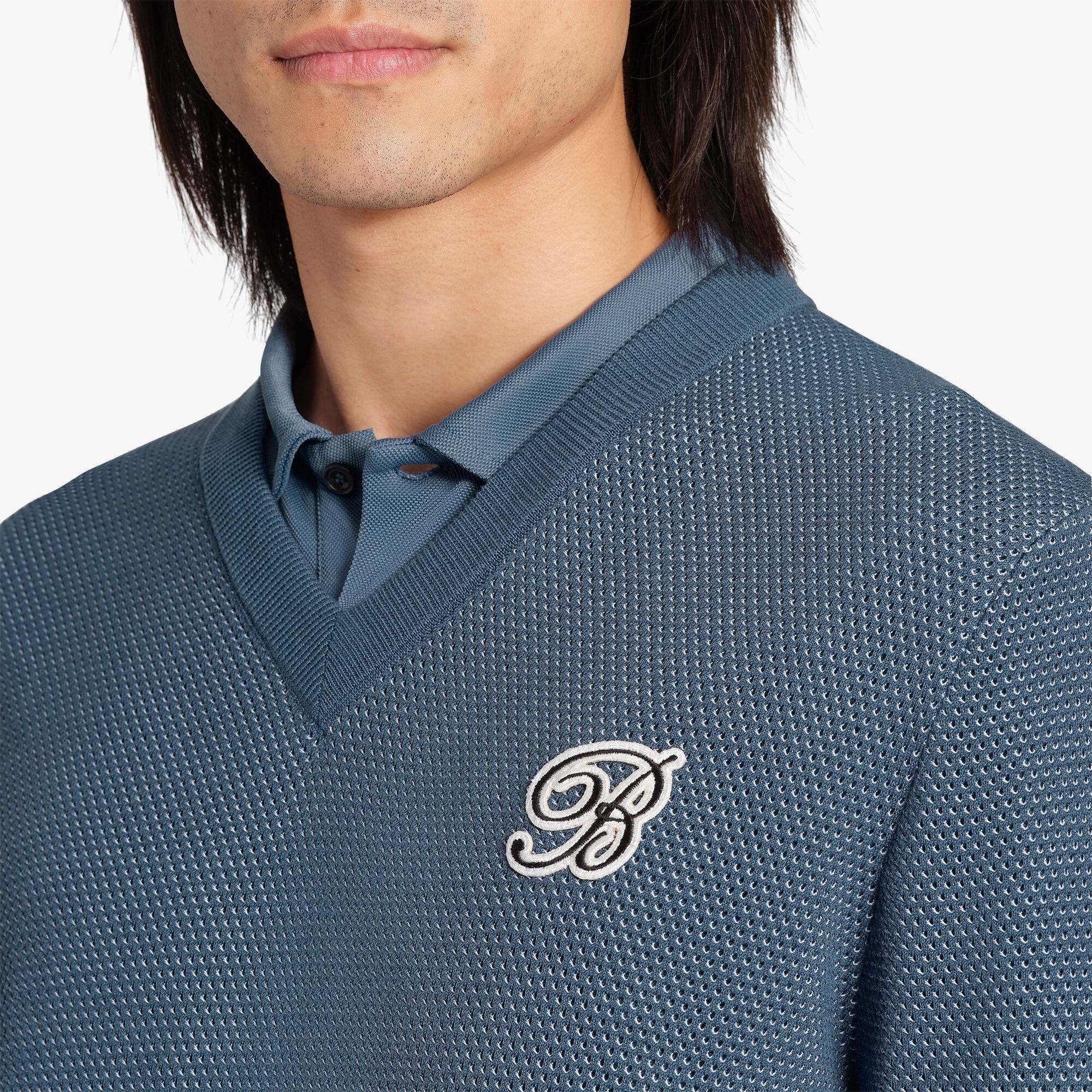 Pull De Golf En Coton Et Soie