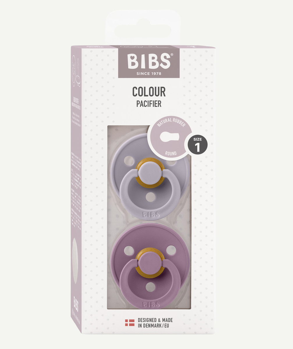 BIBSLOT DE 2 TÉTINES MAUVES