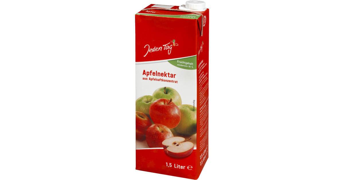 Jeden Tag Apfelsaft 50% 1,5 Liter (Einweg)