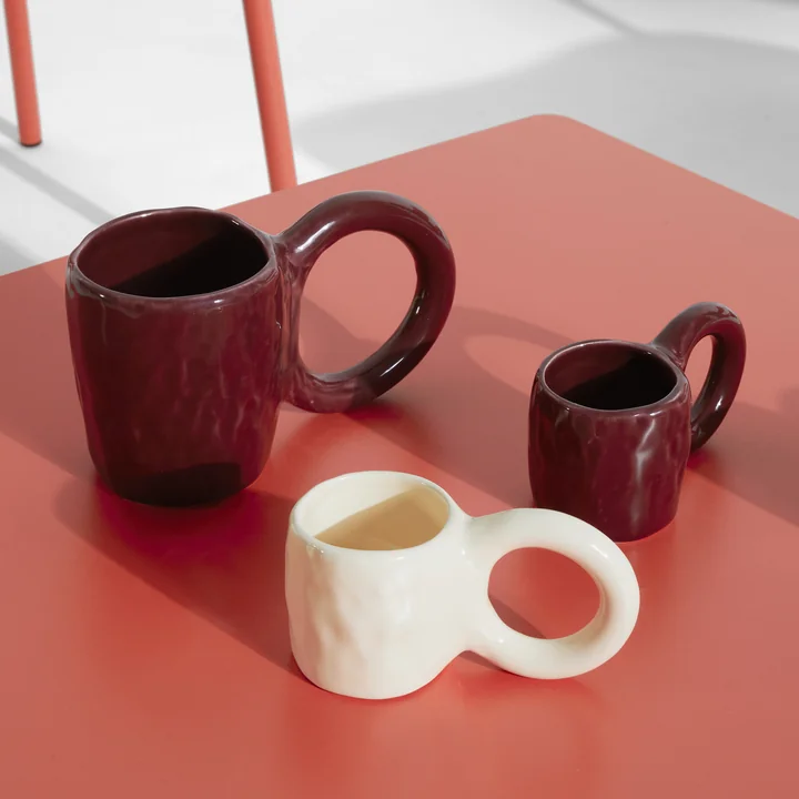 Petite Friture - Donut Espresso Becher, bleu (2er-Set)