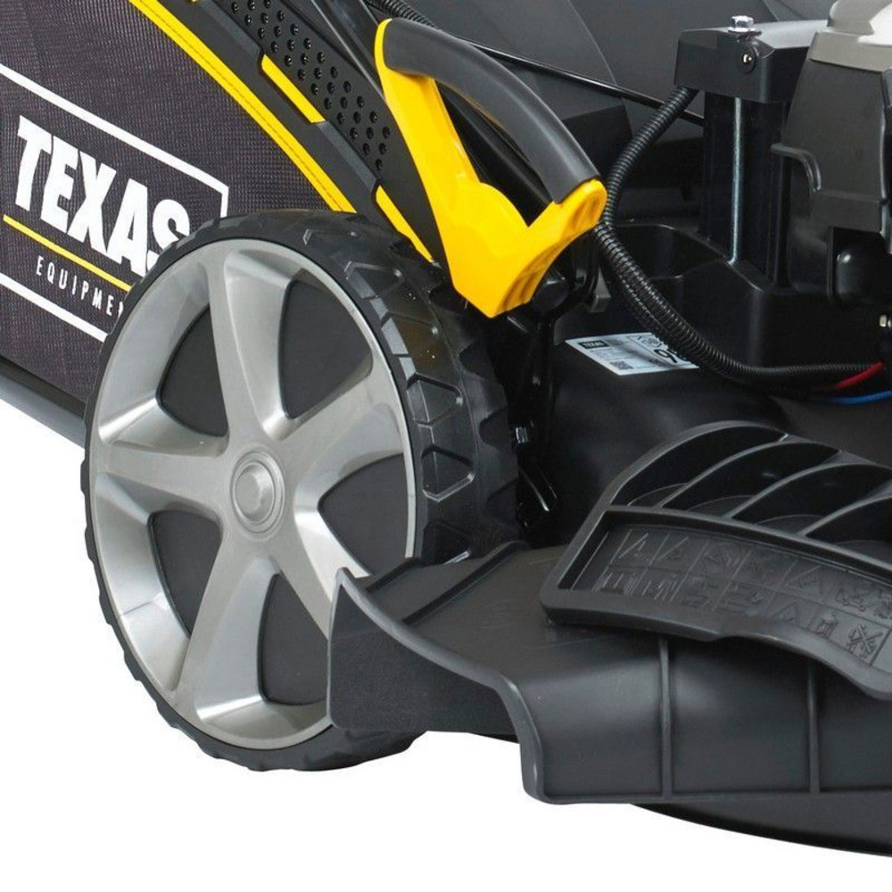 Tondeuse thermique tractée 173 cc 4,3cv, largeur de coupe de 51 cm, fonction mulching, avec pack d'accessoires - texas rl515tr/w