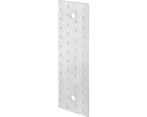 Geperforeerde plaat 240 x 80 mm, sendzimir verzinkt, 1 stuk