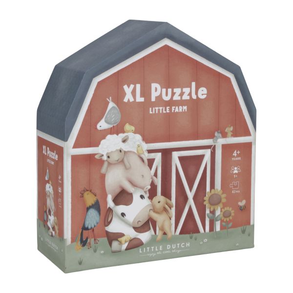 Little Dutch Vloerpuzzel Little Farm FSC