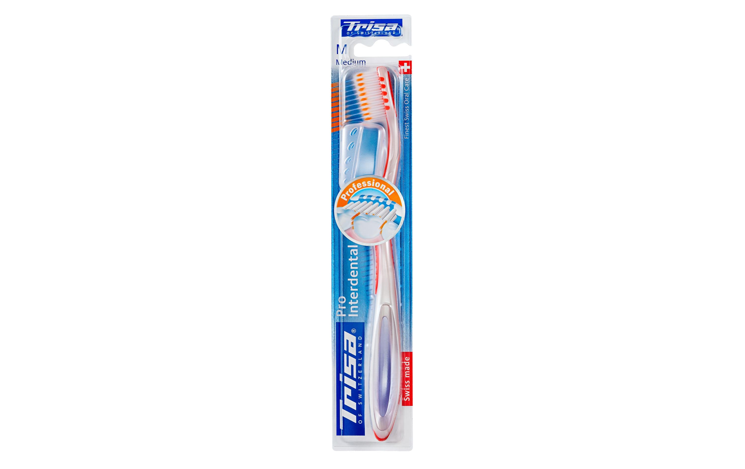 Handzahnbürste Pro Interdental Medium assortiertHandzahnbürste, 1 Stück, Farbe assortiert