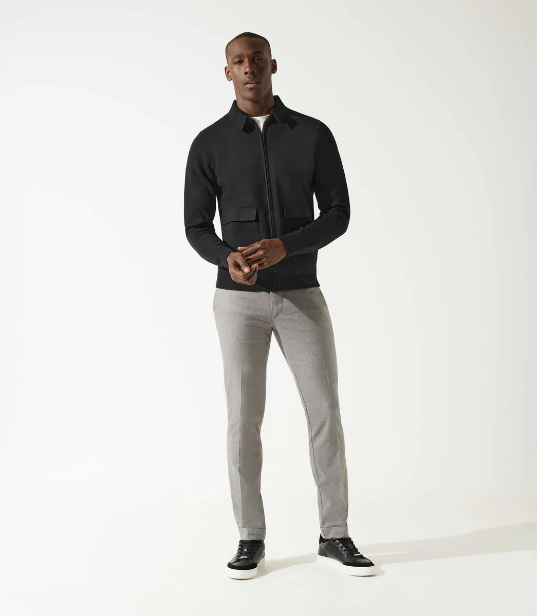 Gilet zippé noir