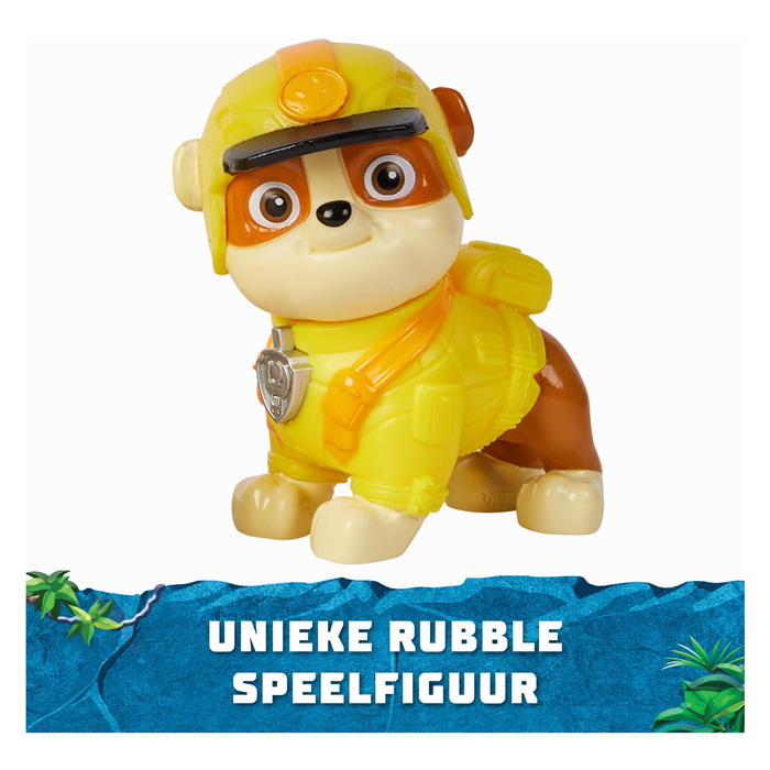 PAW Patrol Jungle Pups Voertuig Speelfiguur - Rubble Rhino