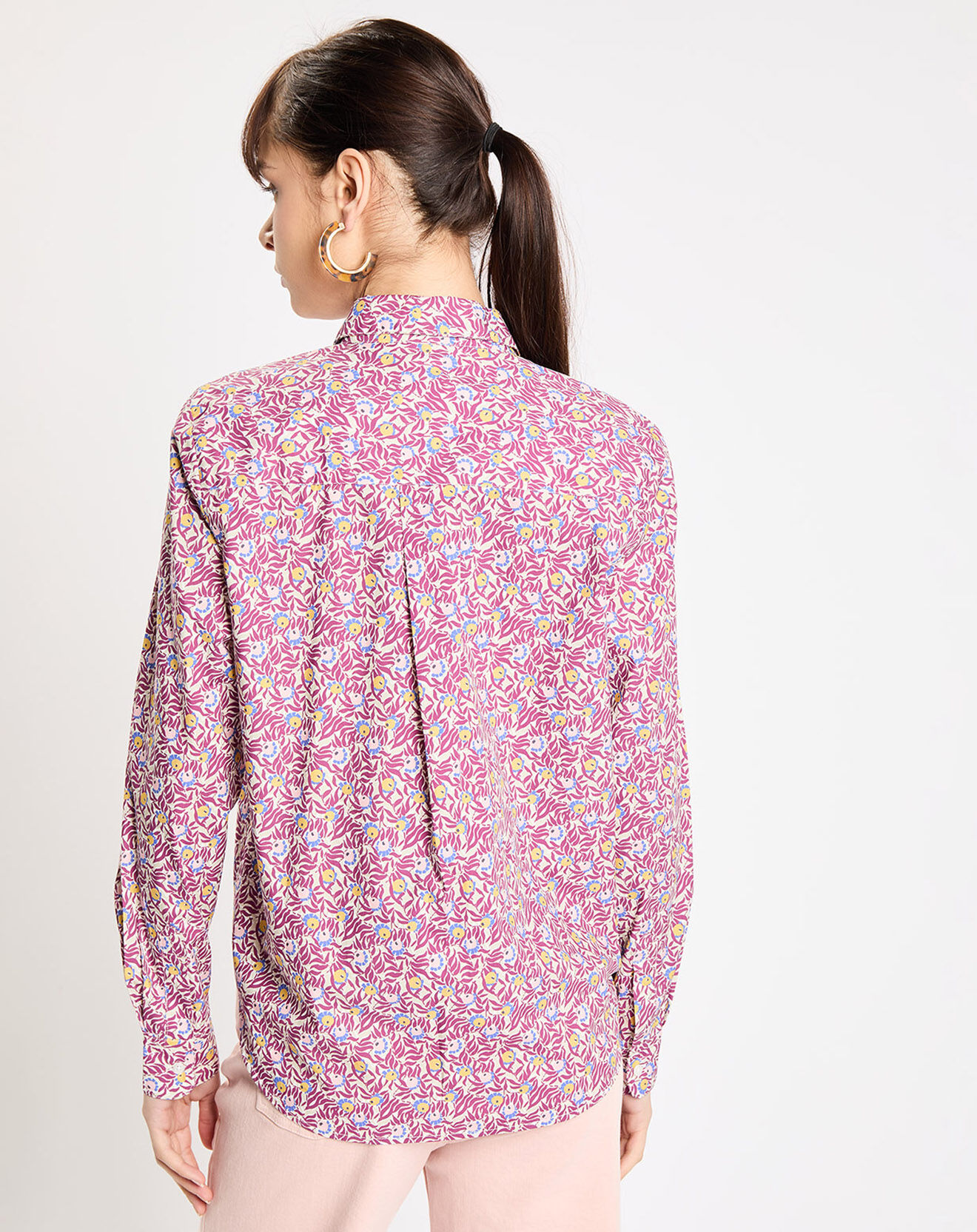 Jodhpur Chemise Atlas violette