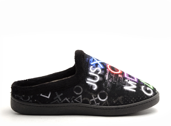 Plumaflex roal chaussons homme r12229 noir