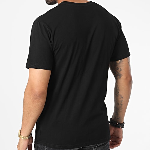 Tee Shirt Poche T8815 Noir Bleu Clair