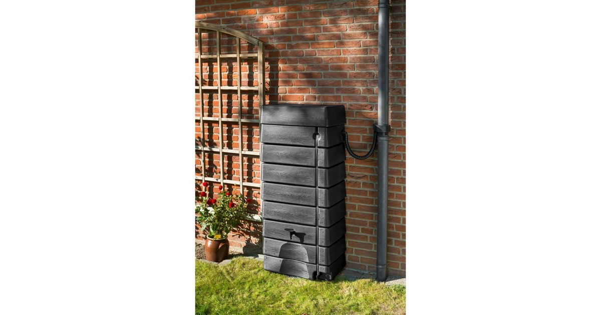 NatureKunststof muurtank regenton  (Antraciet, 276 liter)