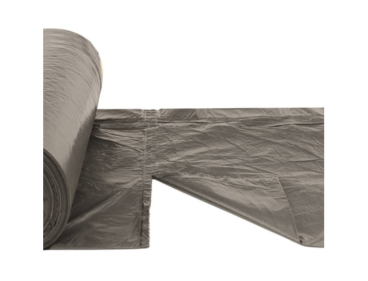 VIDAXL - Sacs poubelles avec cordons 250 pcs noir 60 l