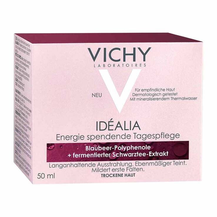 Vichy Idéalia Creme Tag für trockene Haut, 50 ml