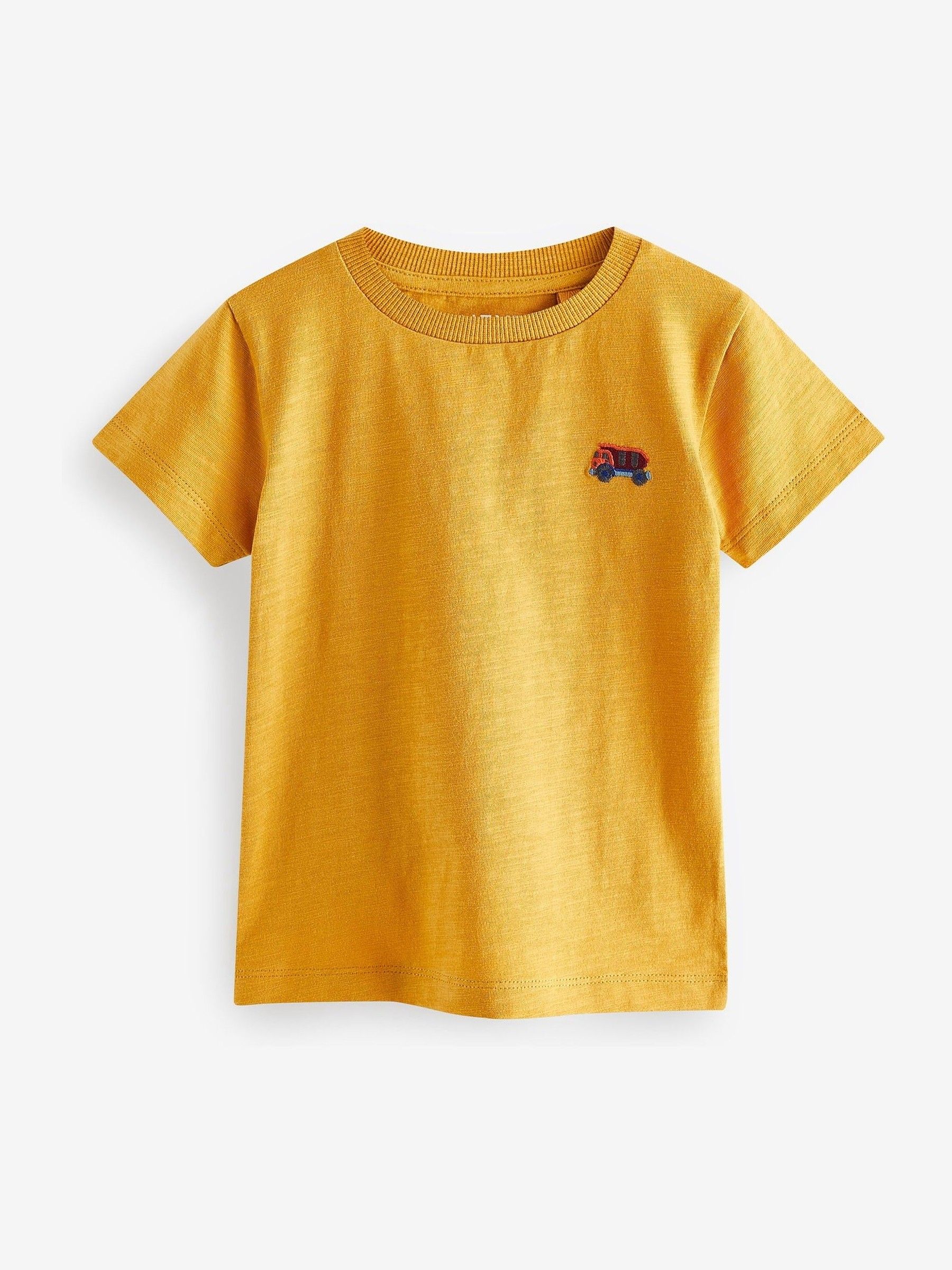 Rood/groen - Set van 5 T-shirts met korte mouwen (3mnd-7jr)