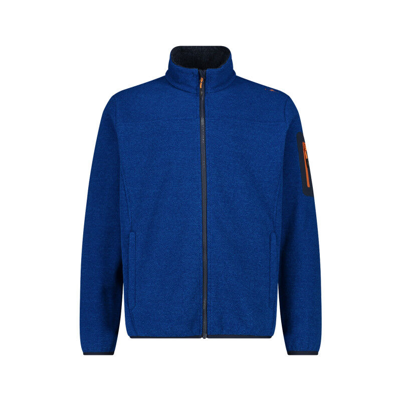 Men's jacquard Knit-Tech fleece with rhombus motif - Polaire homme