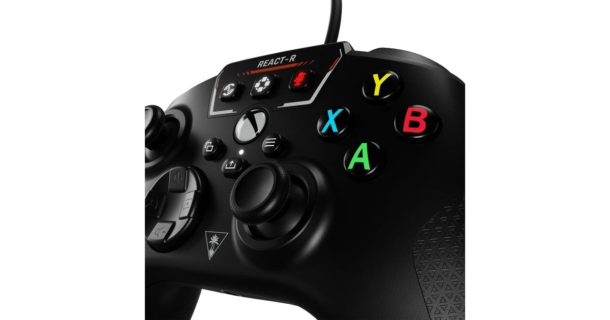 Turtle BeachREACT-R Controller  (Zwart, Xbox Series X, Xbox Series S, Xbox One, PC)