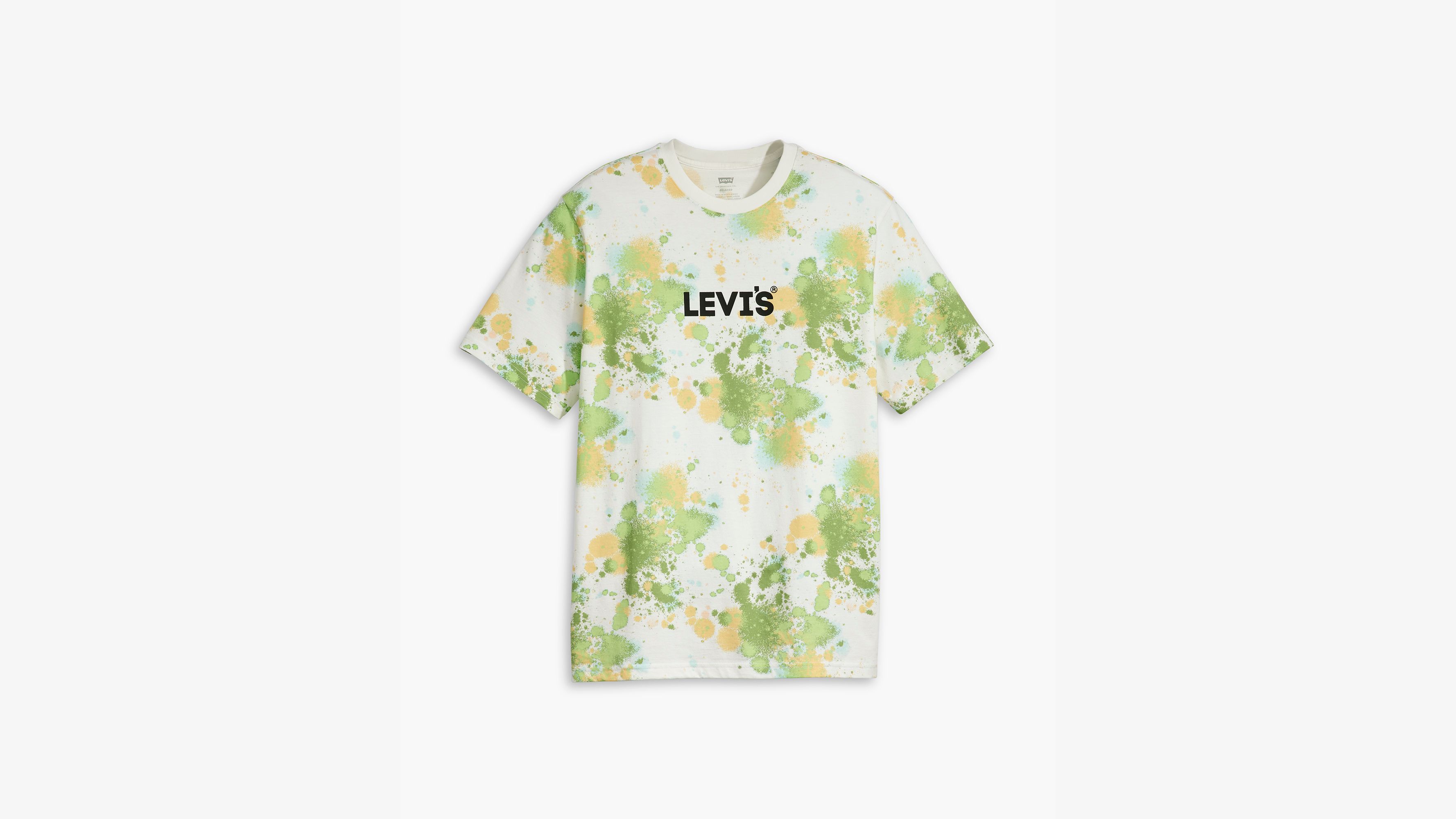 T-shirt graphique Relaxed - Headline Logo Aop Tee Paint Splatter - Multicolore
