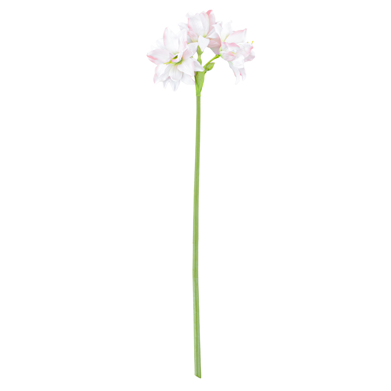 Branche artificielle d'amaryllis rose