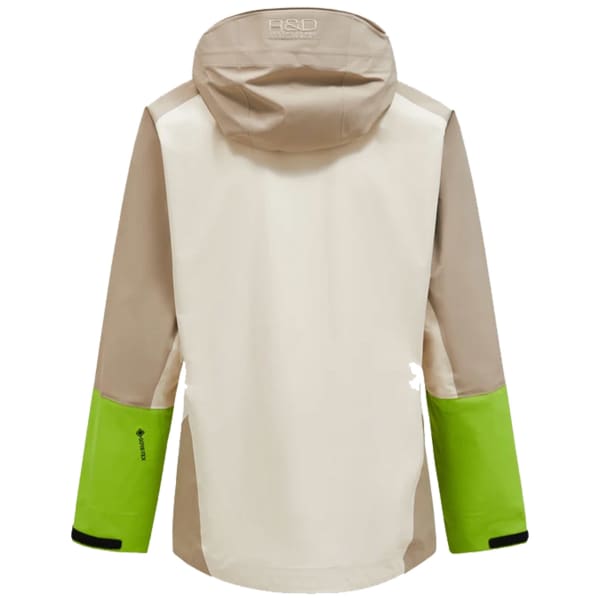 Veste de ski PEAK PERFORMANCE VISLIGHT GORE-TEX C-KNIT 3L SHELL JCKT M AVID BEIGE/SAND FOG/STAND OUT GREEN