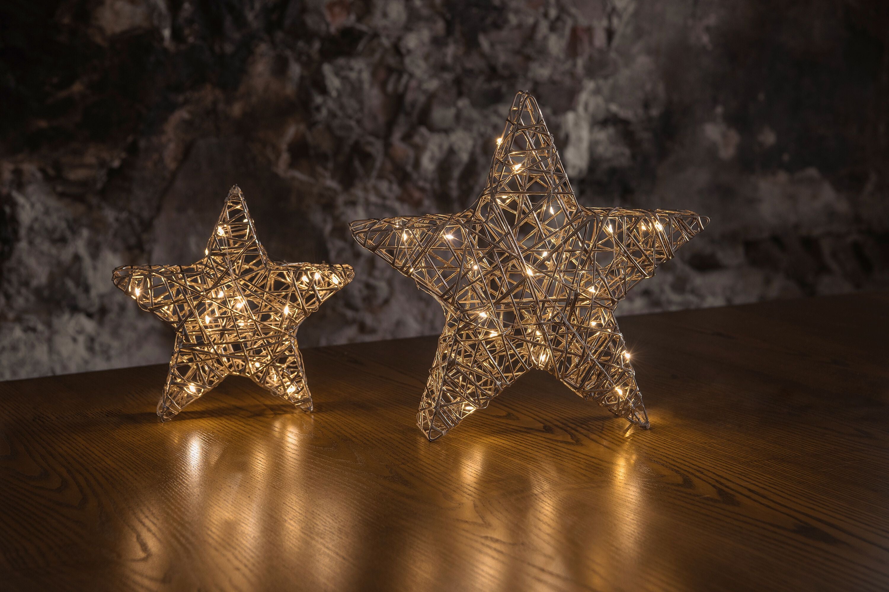 ASTRA LED Licht - Goldfarbig / B: 35.0 cm x T: 6.0 cm x H: 34.0 cm