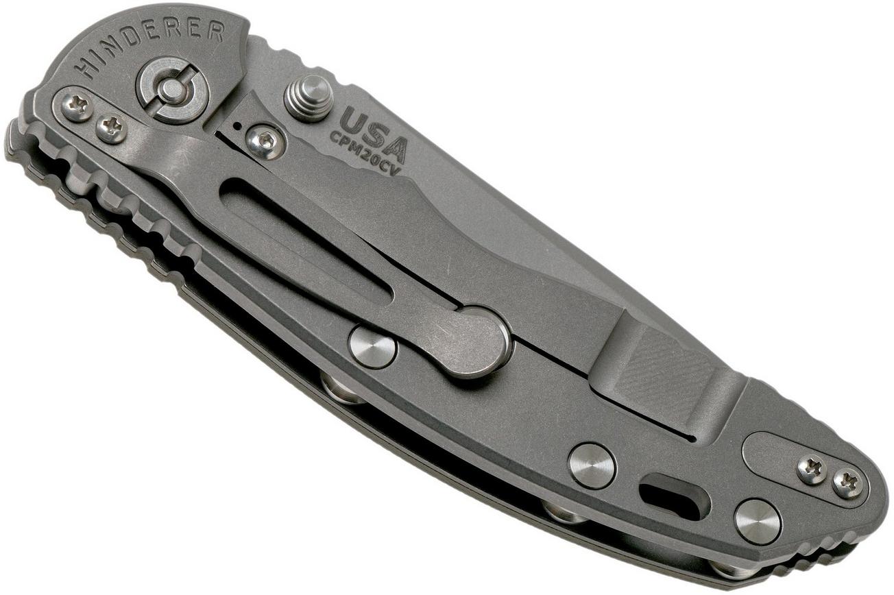 Rick Hinderer XM18 3,5” Non-Flipper Spearpoint Working Finish, OD Green G10