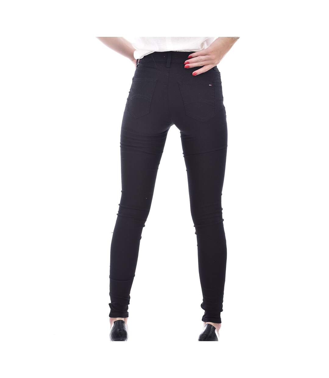 Jean Skinny Noir Femme Tommy Jeans Nora