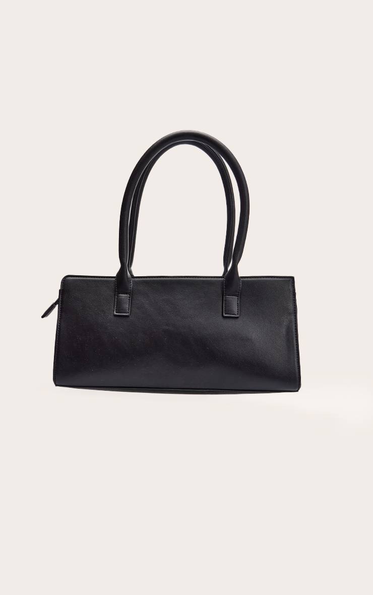 Noir Sac À Bandoulière Beige Avec Détail Poche Motif Synthétique