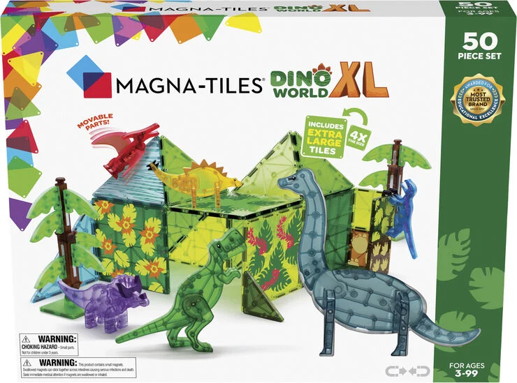 Magna-Tiles Magna-Tiles Dino World XL 50pcs
