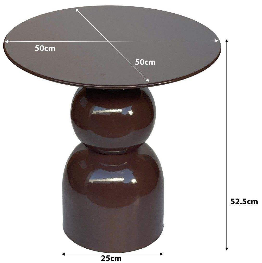 Bijzettafel Wes ⌀49.5  x H52.5 cm