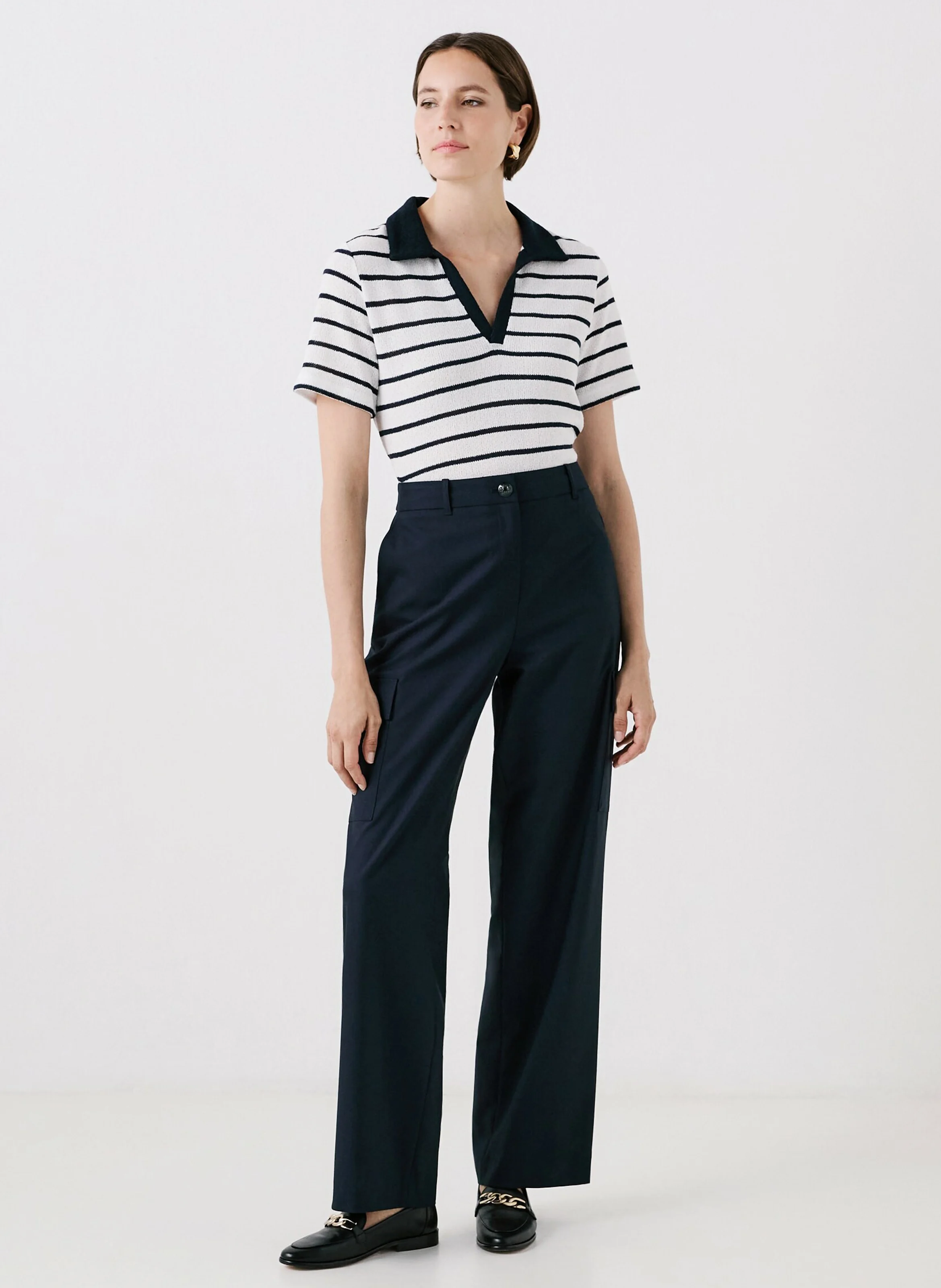 PORTORICO - Pantalon droit | Bleu