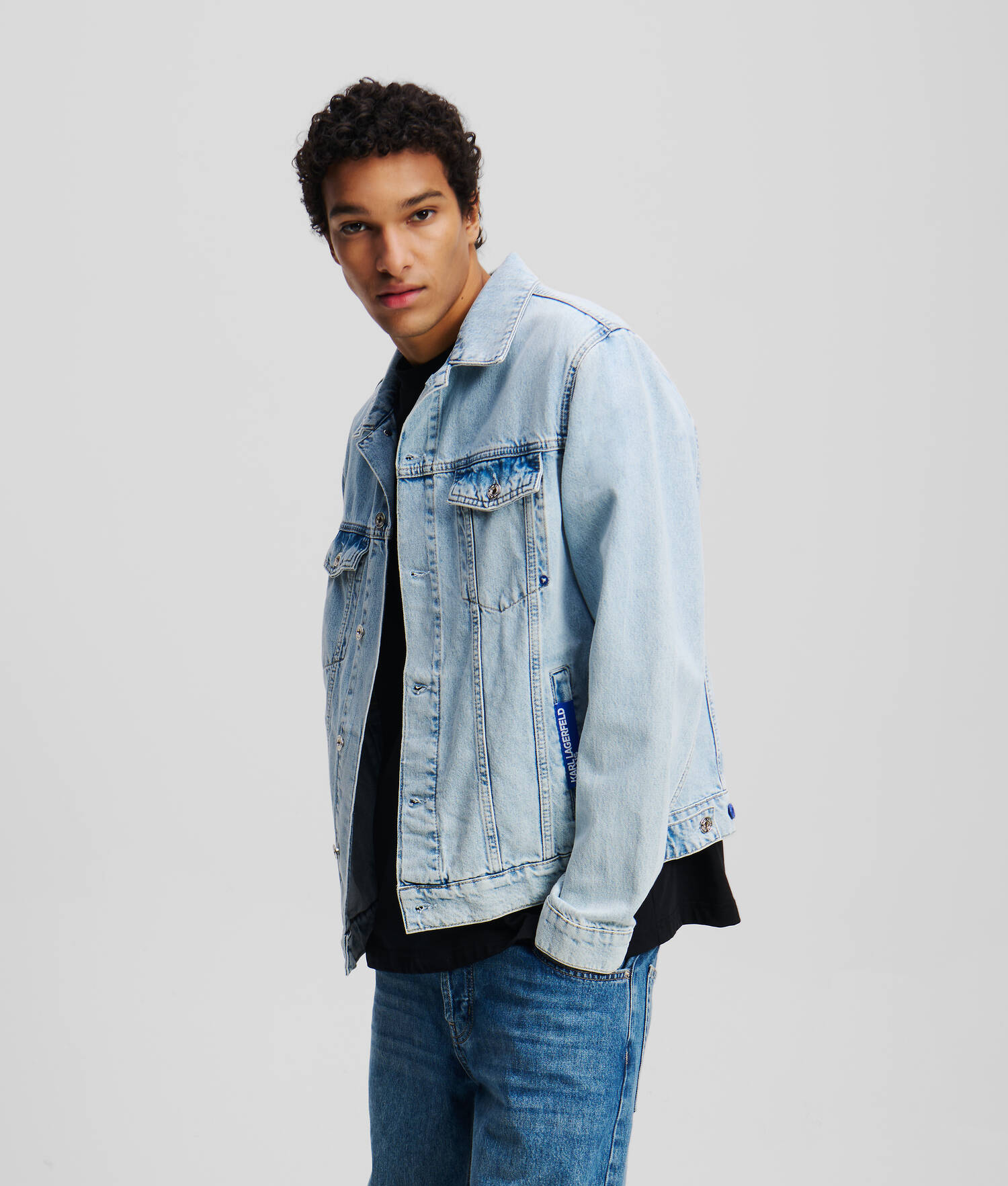 VESTE EN JEAN - Denim blanchi