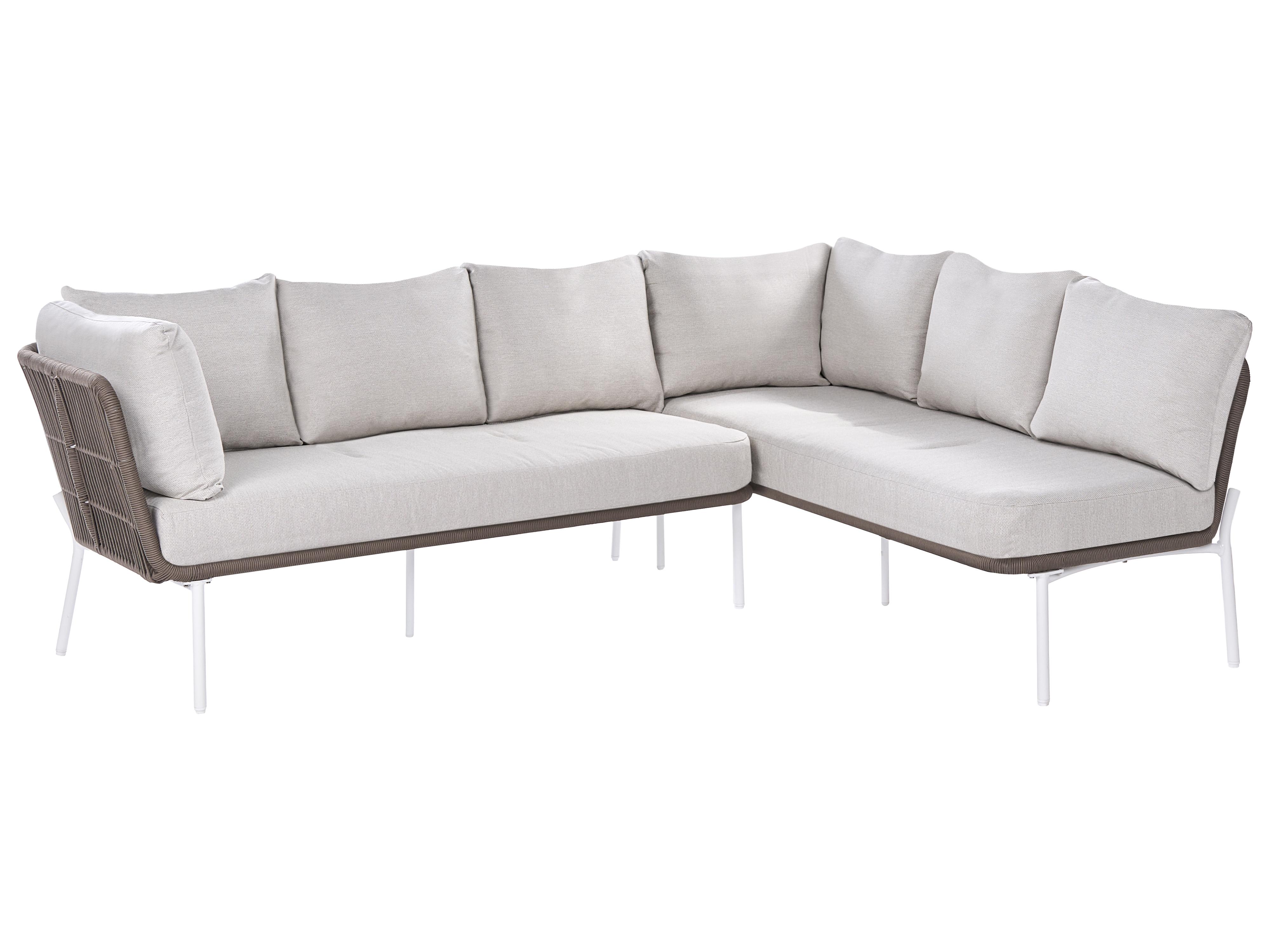 Tuin bankenset 7-zits ROBELLA met tafels Beige