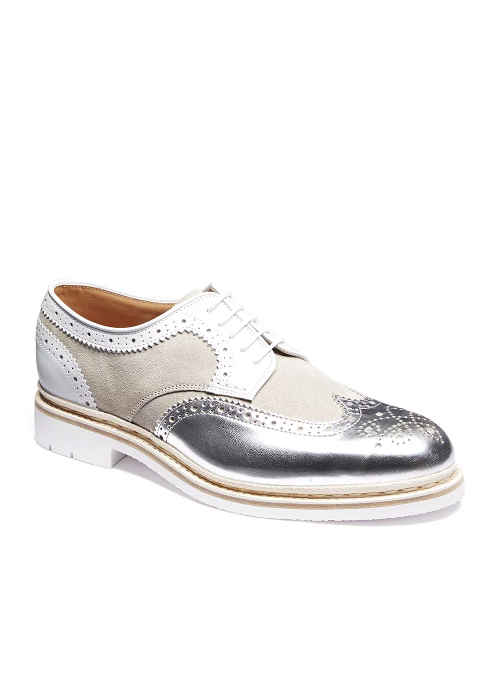 OLYMPE TRI MATIERE VOLVINA/VELOURS/BLANC