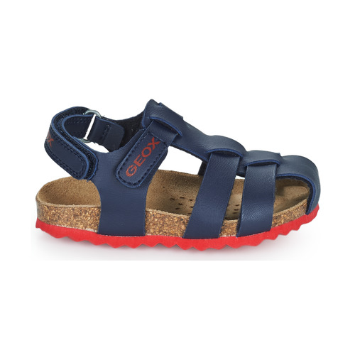 Geox - B SANDAL CHALKI BOY - Marine / Rouge