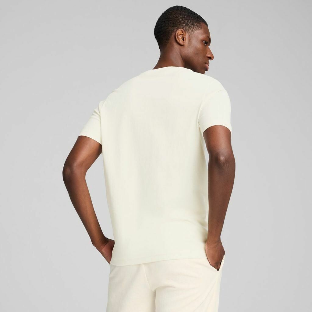 PUMA<br>Camiseta de manga curta com logotipo quadrado bordado