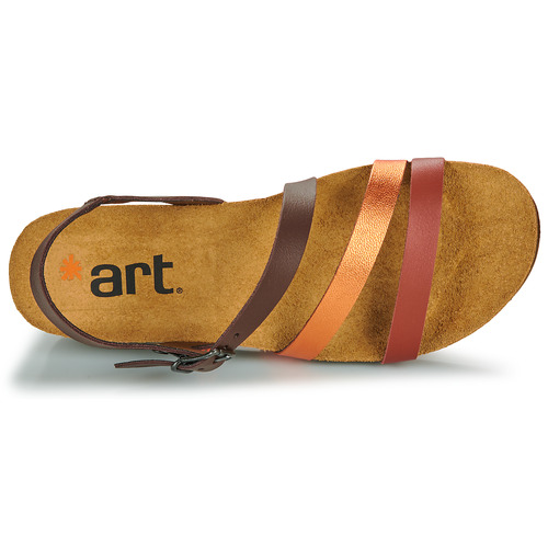 Art - I LIVE - Marron / Orange / Rose
