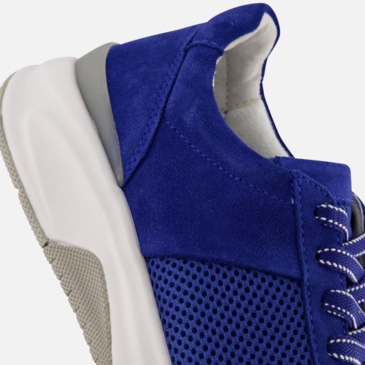 Gabor Rollingsoft Sneakers blauw Suede
