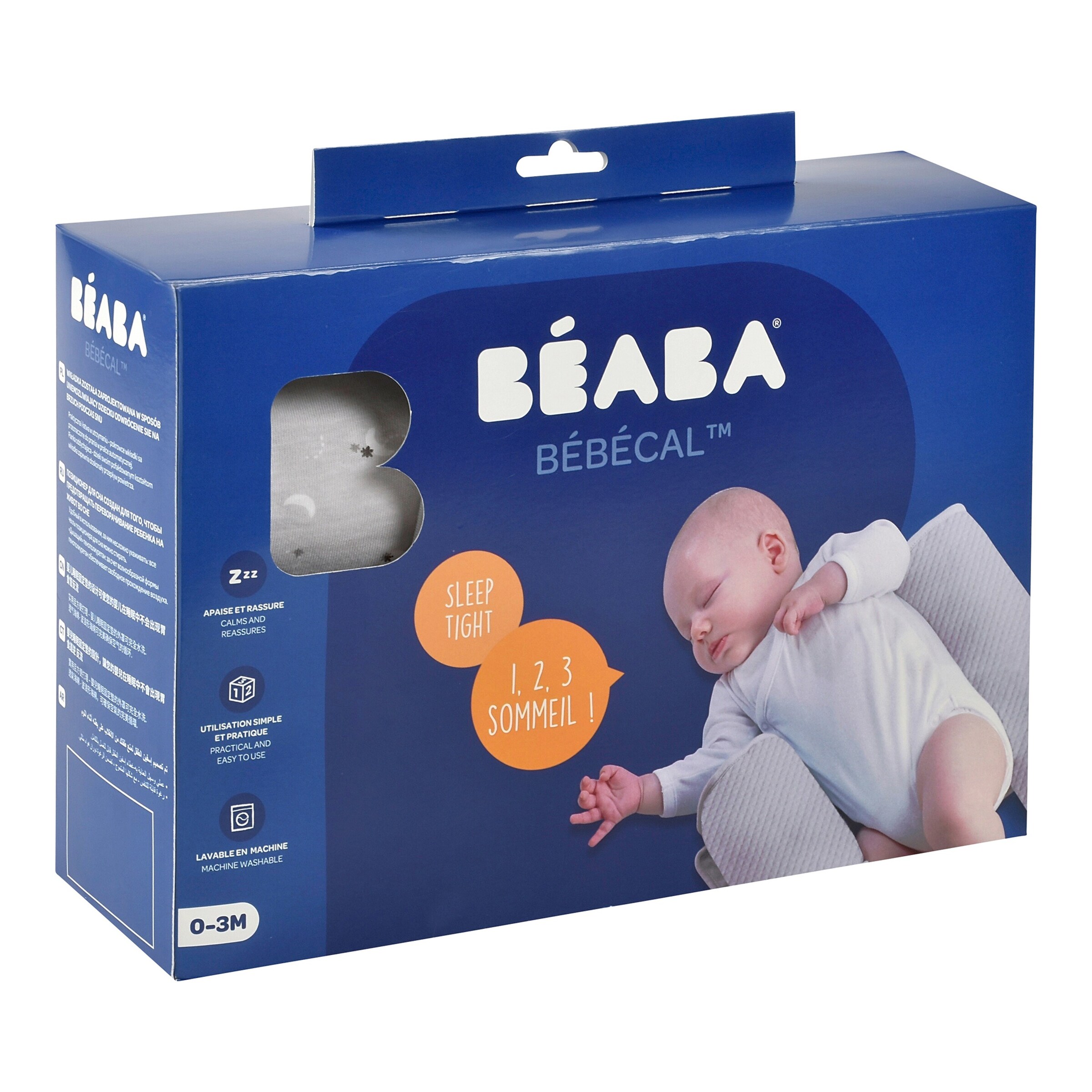 Beaba Sicherheits- und Seitenlagerungskissen Bébécal Mond & Sterne