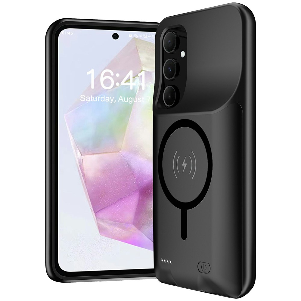 Samsung Galaxy A34 Backpack Akku Case Schutzhülle MagSafe-Modul (10000mAh) - Schwarz