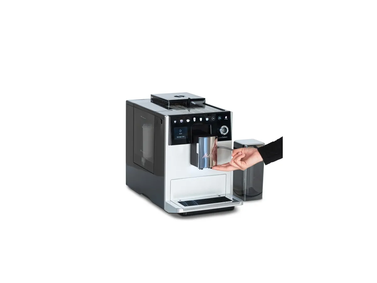 Melitta F63/0-201, Espressomaskine, 1,8 L, Kaffebønner, Indbygget kværn, 1400 W, Sølv