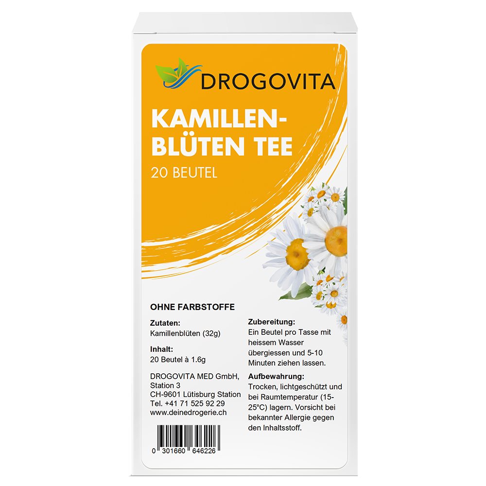 DROGOVITA Kamillen Tee Tees Btl 20 Stk