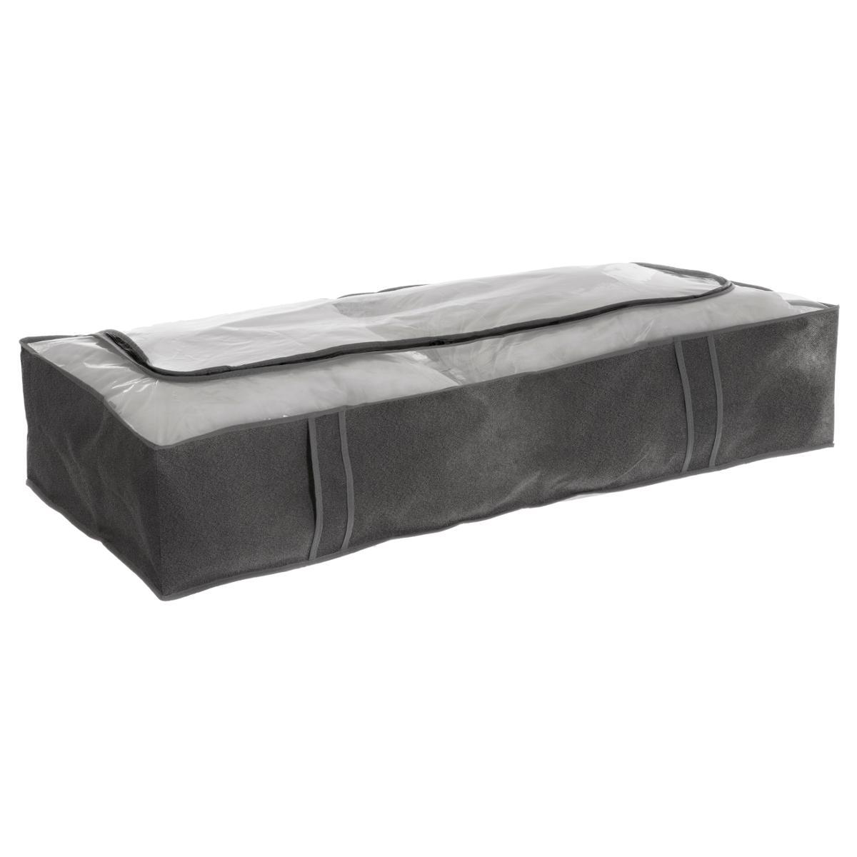 HOUSSE DE RANGEMENT DESSOUS LIT GRIS CHINE