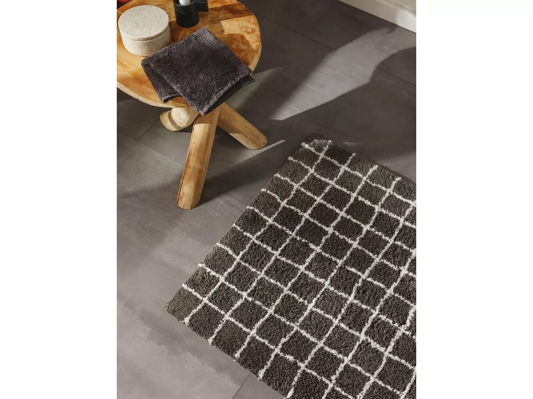 Tapis de Bain Wavu Gris 50x80 cm