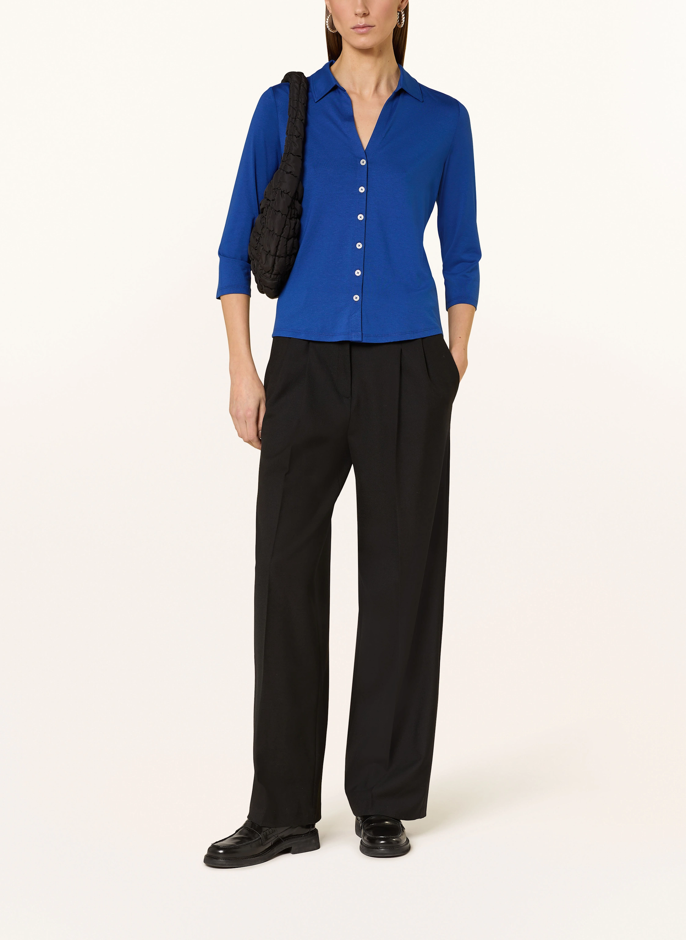 Marc O'Polo Hemdbluse aus Jersey mit 3/4-Arm
