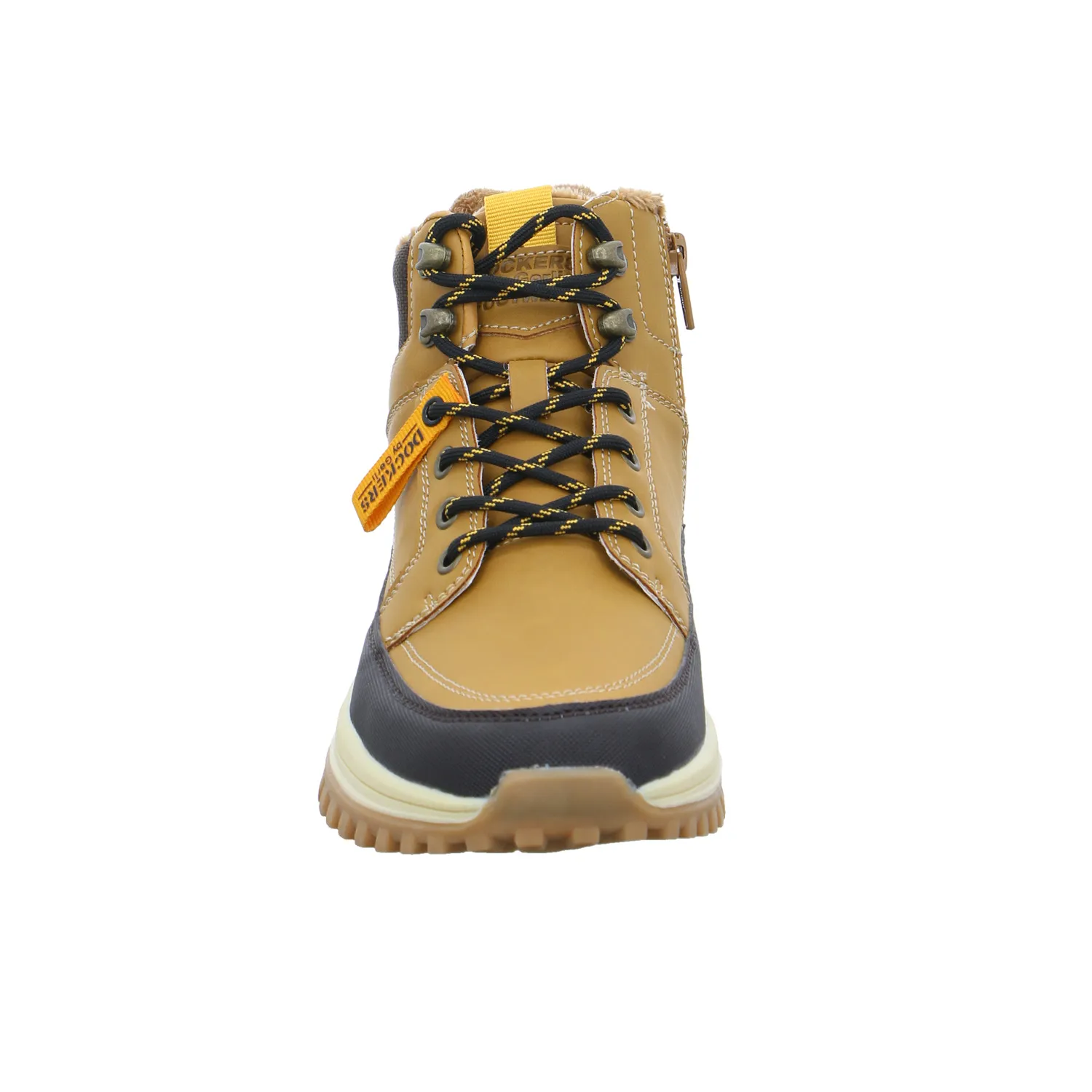 DOCKERS Winter-Boots Cognac Lederimitat