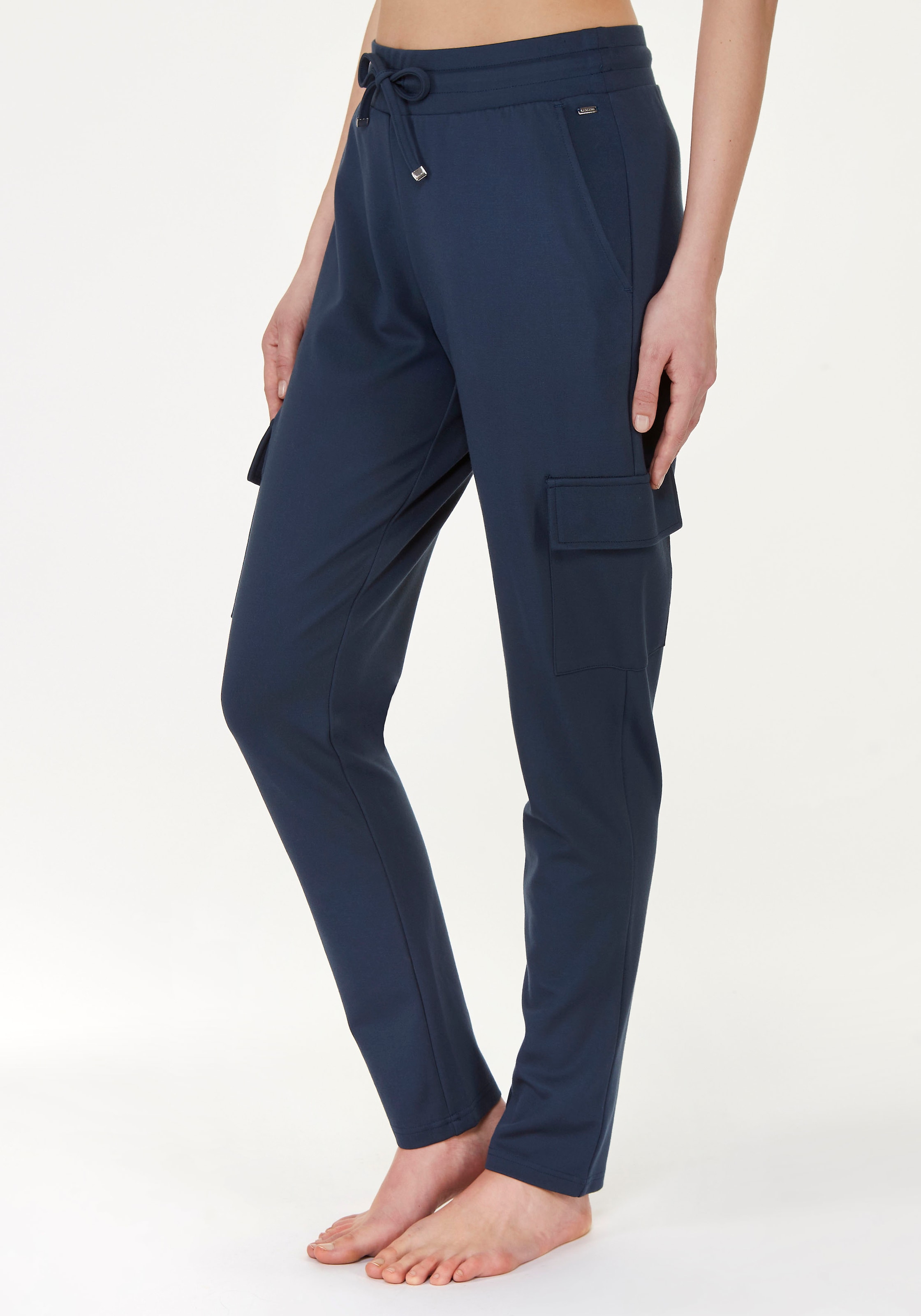 LASCANA Cargohose  in weich fliessendem Material, Loungewear