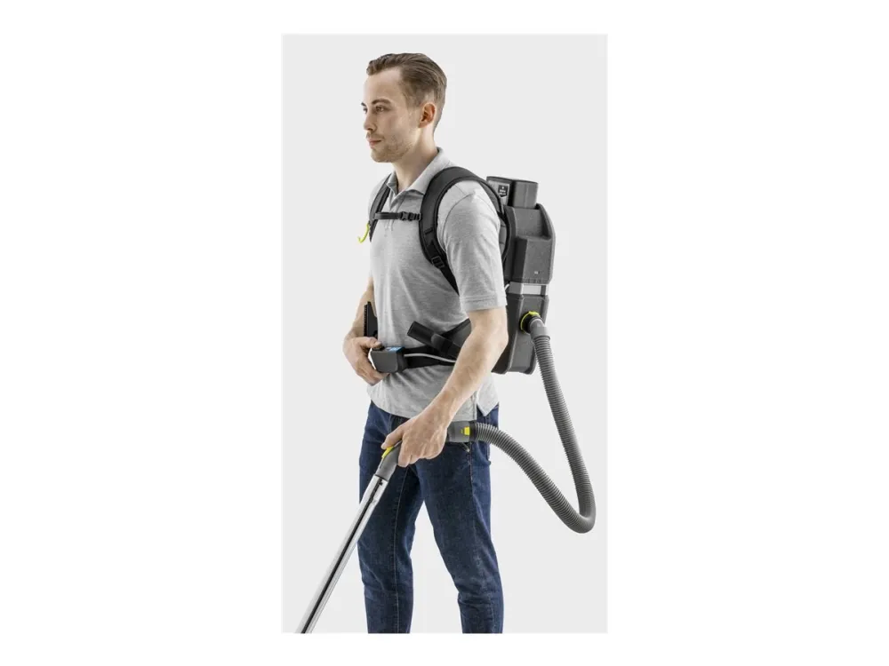 Kärcher Professional BVL 5/1 Bp - Støvsuger - rygsæk - pose / uden pose - sort - intet batteri, ingen oplader