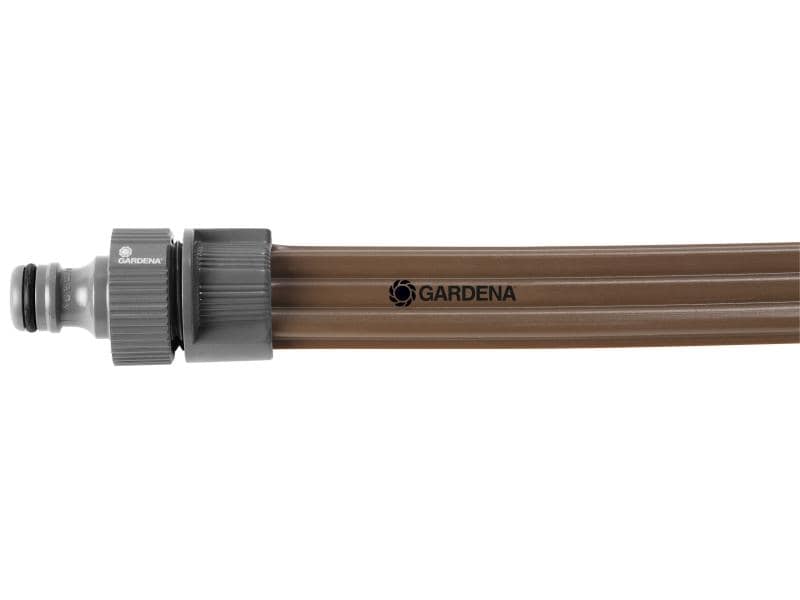 GARDENA Schlauchregner 15 m mit Armaturen, braun Regner
