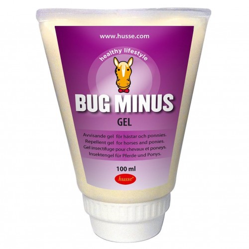 Repelente de insetos em gel Husse Bug Minus para cavalos